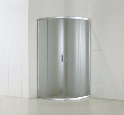 China China Modern Fashionable Complete Single Shower Screen, Curved Glass Free Standing Shower Enclosure for sale