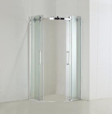 China ENTOP Sliding Glass Door Enclosure Screen Bathroom Shower Rooms Easy Clean Shower Door for sale