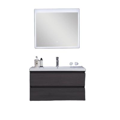 China Entop Modern Classic Style PVC Bathroom Cabinet Bathroom Furniture Cabinet Vanity Units for sale