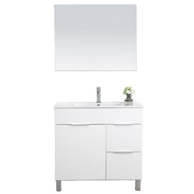 China Modern White Hotel Bathroom Cabinet Modern Vanity Sets For Bathroom Decor for sale