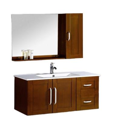 China Cheap Antique EUROPEAN Entop Wall Small Bathroom Sink Cabinet Vanity Sets for sale