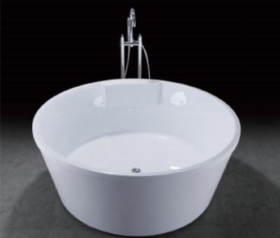 China ENTOP Tub Tub Round Freestanding Bathtubs Acrylic Swirls Free Portable Acrylic Clawfoot Bath Soaking Tag for sale