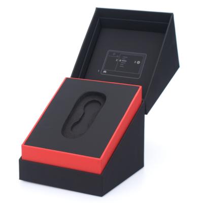 China Hot Sale Customer's Design Handmade Black Cigar Shape Gift Boxes With Magnetic Packing With High Quality Paper Box for sale