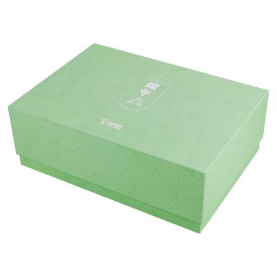 China Aseptic Chinese Style Dragon Boat Festival Gift Packing Green Box for sale