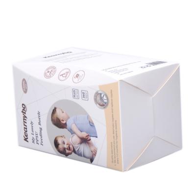 China Recyclable Flat Delivery Milk Bottle Fast Delivery Full Color Paper Box for sale