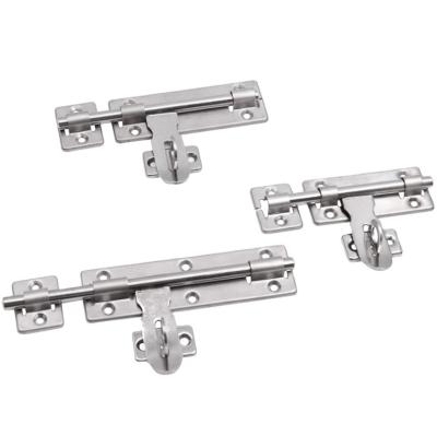 China Hot Selling Anti-thief Stainless Door Latch Sliding Lock Latch Sliding Lock Easy To Install Barrel Bolt for sale