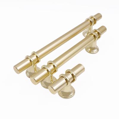 China Wholesale Modern Cabinet Knobs Kitchen Hardware T Bar Handles Furniture Door Drawer Pulls Cupboard Knobs for sale