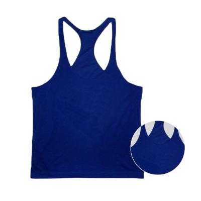 China High Quality Same Lightweight Anti-pilling Men's Gym Stringer Tank Top Custom Stringer Tank Top for sale