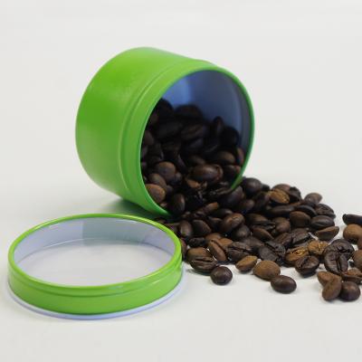 China Candle / Wholesale Deep Round Metal Candy / Gift Boxes Window Coffee Packing Box As A Gift for sale