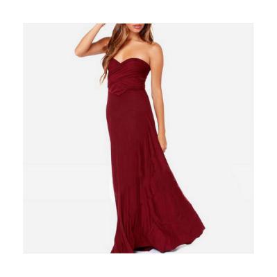 China 2021 New Style Low Price Anti-Static Hot Women's Casual Sleeveless Simple Long Bridesmaid Dress Long Dress for sale