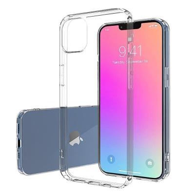 China Anti-Drop Anti-Drop For iPhone 13 TPU Transaprent Simple Thin Soft Clear Phone Case For iPhone13 Pro Max Shockproof Cover iPhone 13 for sale