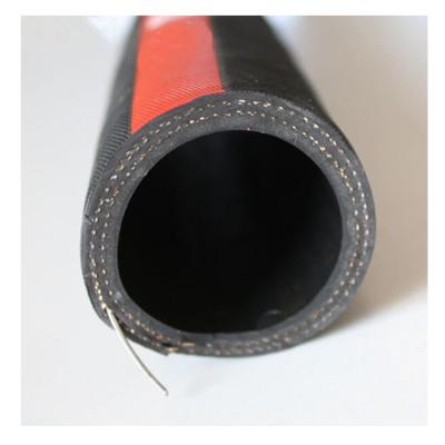 China Industrial NBR Rubber Hose Large Diameter Flanged Rubber Oil Suction Discharge Hose for sale