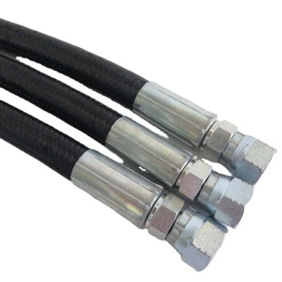 China High Quality High Temperature Resistance SAE100 R5 Nylon Wire Braided Steel Hydraulic Hose With Ferrule Fittings for sale