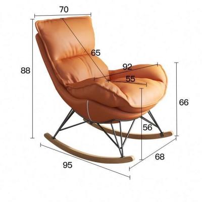 China (Others)Adjustable Bedroom Furniture Relax Modern Lazy Rocking Chair For Adults for sale