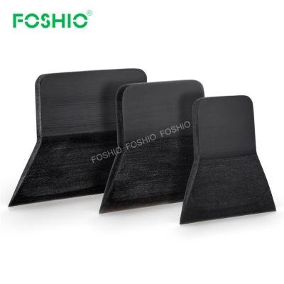 China Foshio Eco-Friendly Customize Logo Black Car Wrap Ppf Window Tint Tools Soft Rubber Wrap Tool Ppf Squeegee for sale