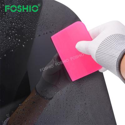 China Eco - Friendly Foshio Ppf Silicone Rubber Wrap Squeegee Soft Silicone Rubber Scraper for sale