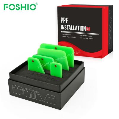 China Foshio Design Eco-friendly Car Wrapping Film Squeegee Magnetic Ppf Gift Box Ppf Squeegee Set for sale