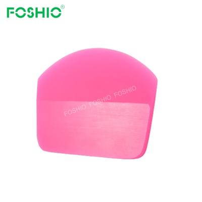 China Eco-friendly Foshio Car Window Film Tinting Tools Kit Curved Pink Tpu Ppf Squeegee for sale