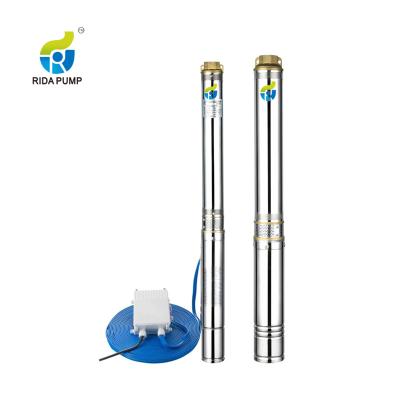 China Automotive industry 3inches 4inches 220v stainless submersible borehole deep well water pump for agriculture for sale