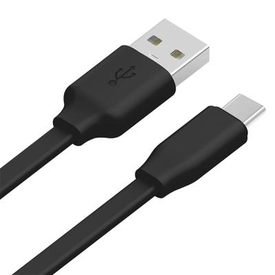 China High Quality Flat Type C Charger Cable Data USB Type C Charging Cable For Phone USB-C Charger for sale