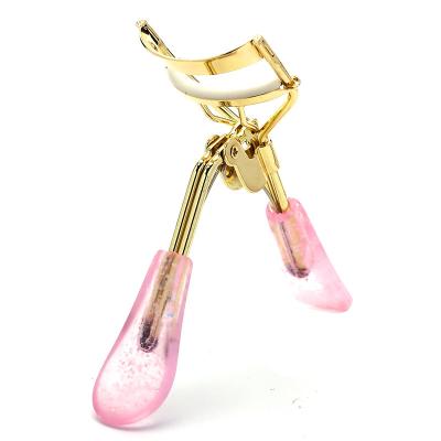 China With Instructions 2023 Hot Selling Mini Eyelash Curler Set For Private Label Girls Eye Lash Curler With Pink Handle for sale