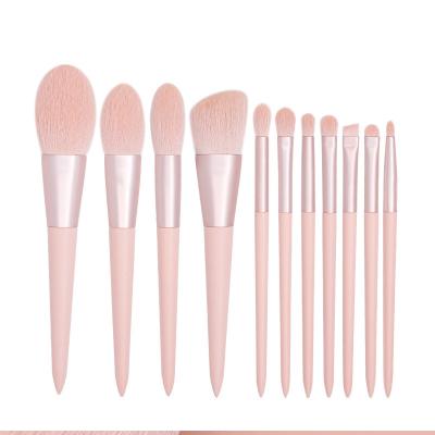 China Simple Style Factory Price Direct Supply Makeup Set Pink Luxury Makeup Brush Set Private Label Eye Makeup Brush Set for sale