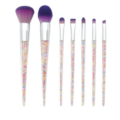 China 2023 Simple Style High Quality 7Pcs Makeup Brushes Professional Synthetic Hair Custom Makeup Brush Set for sale