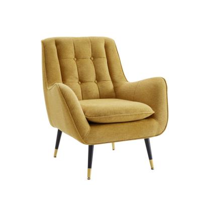 China New Arrivls Accent Chair Foldable Modern Egyptian Velvet Fabric Upholstered Armchair For Living Room Mid Century Single Sofa for sale