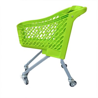 China Supermarket Shopping Basket Trolley Plastic Customized Kids Children Mini Shopping Cart for sale