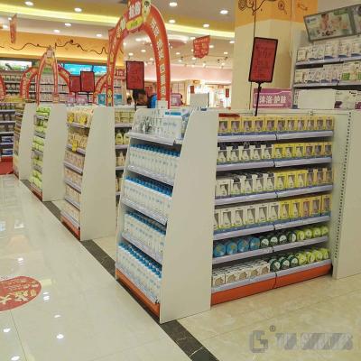 China Steel Medical Shop Display Racks 100-150kg Per Layer Capacity 450mm Width for sale