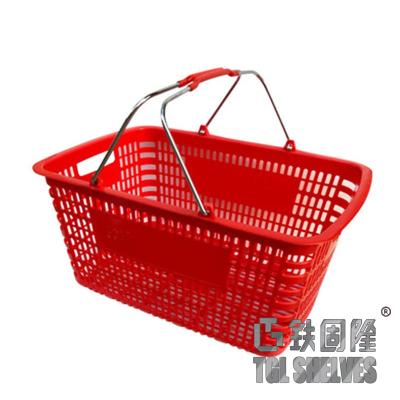 Cina Cavo Mesh Metal Shopping Basket Zinc della vendita al dettaglio o cromato in vendita