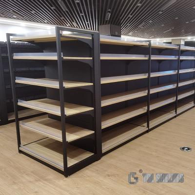 China Heavy duty supermarket display shelf 100kg layer capacity 1600mm 1800mm height for sale