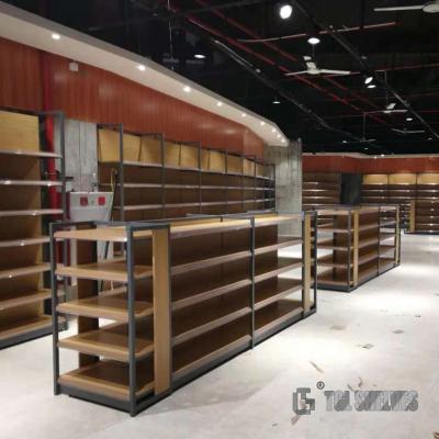 China High-End Convenience Store Display Shelves Grocery Shop Display Rack for sale