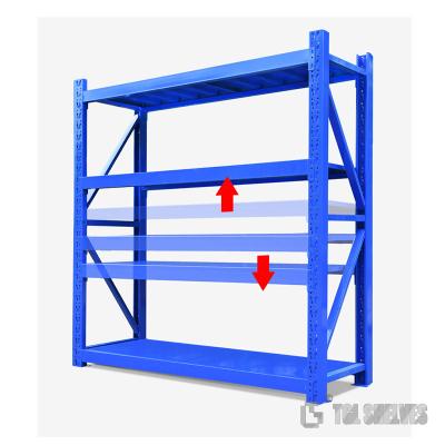 China Cold Rolled Steel Pallet Rack Shelving , ODM warehouse pallet racking 500KG capacity for sale