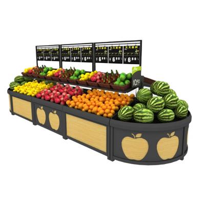 China ODM het Fruit en Veg-de Vertoningstribunes, tonen Plantaardig Rek voor Winkel 1200×800mm Grootte Te koop