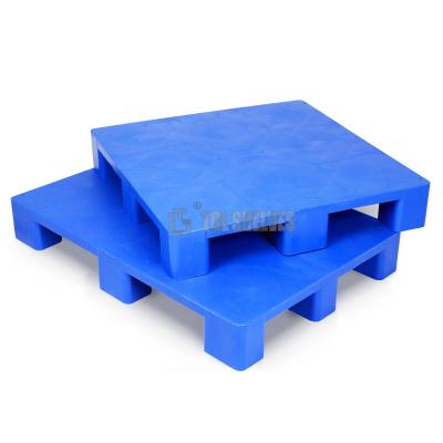 Chine Neuf pieds de palettes en plastique d'euro, palettes en plastique d'entrepôt de HDPE 1100x1100x140mm à vendre