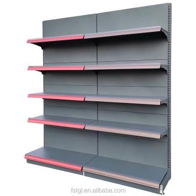 China Multifunctional Supermarket Shelf Rack Convenience Store Display Shelf Powder Coating for sale