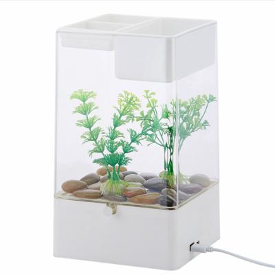 China Aquaponics Mini Fish Tank Planters Modern Growing Systems for the Garden for sale