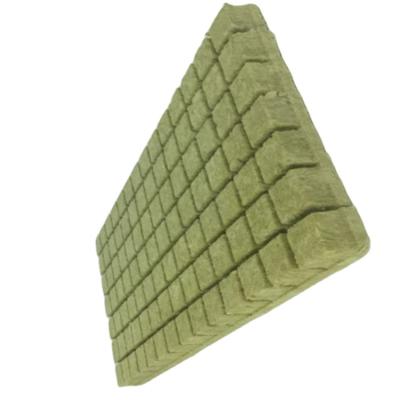 China Used for greenhouse & Farm & Garden vegetable planting. Hot Sales Rock Wool Agricultural Hydroponics Cube Tiles For Seedling for sale