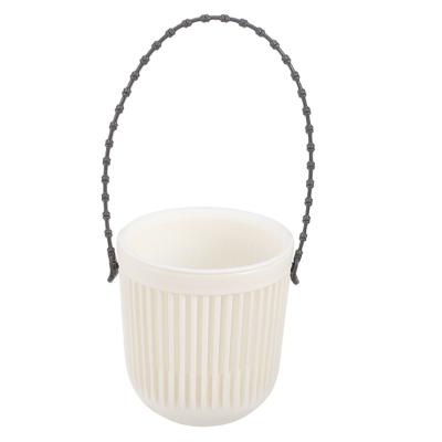 China Mini Modern Hanging Plastic Flower Planters Pots For Indoor Use for sale