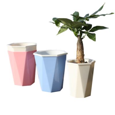 China Self Watering Flower Pots Decor Artificial Flowers Luxury Flower Anti - Corrosion With Pot for sale