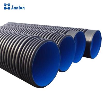 China Corrosion Resistance Large Diameter DN800mm HDPE Pipe With Double Corrugated Wall For Drainage And Sewage for sale