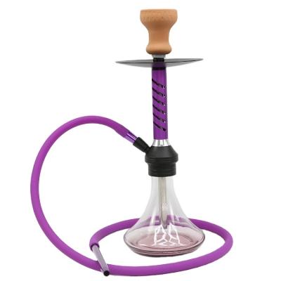 China Hookah Customized By Sheesha Portable Shisha-Vandpibe Conjunto De Cachimba Glass Hookah Shisha Smoking Aluminum Alloy Wholesale Narguile for sale