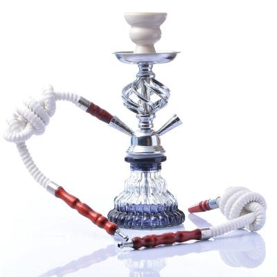 China Single Tube Color Mini Hookah Small Shisha Box Cheap Hookah Double Set Pumpkin Glass Disposable Hookah for sale