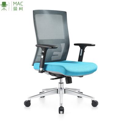 China Genuine Leather Oficina Silla d'asiento Office Furniture (Height) Foshan Gaming Chair Adjustable Blue Gaming Chair Gaming Chair for sale