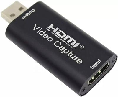 China PC Audio Video Capture Card HDMI to USB 2.0 4k HD Video Capture Card Recorder Game Live Streaming Video Adapter for sale