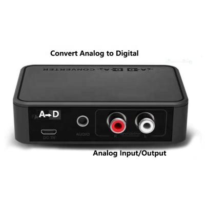 China Can reverse coaxial toslink to RCA R/L 3.5mm analog audio converter 192khz IN-AC222 for sale