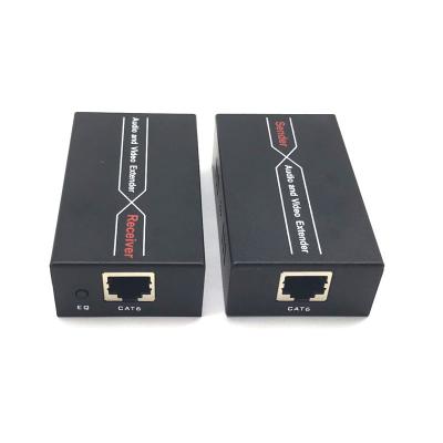 China Audio video audio/video transmission over UTP CAT5 CAT6 cable hdmi extra 60m transmitter and receiver for sale