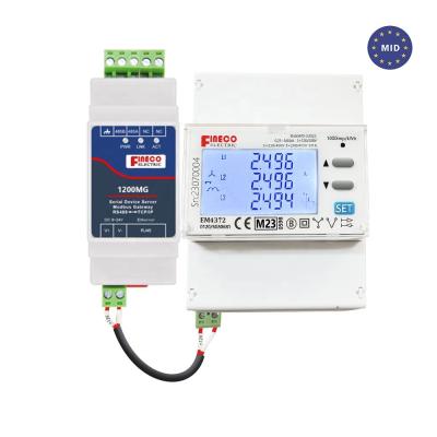 China MID approved EM4372 3*230/400V 3*240/415V 5 65 A three phase solar energy monitor for sale