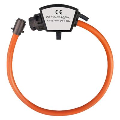 China High Accuracy 0.5% Flexible Rogowski Coil Current Transformer Split Core 0.333V Output for sale